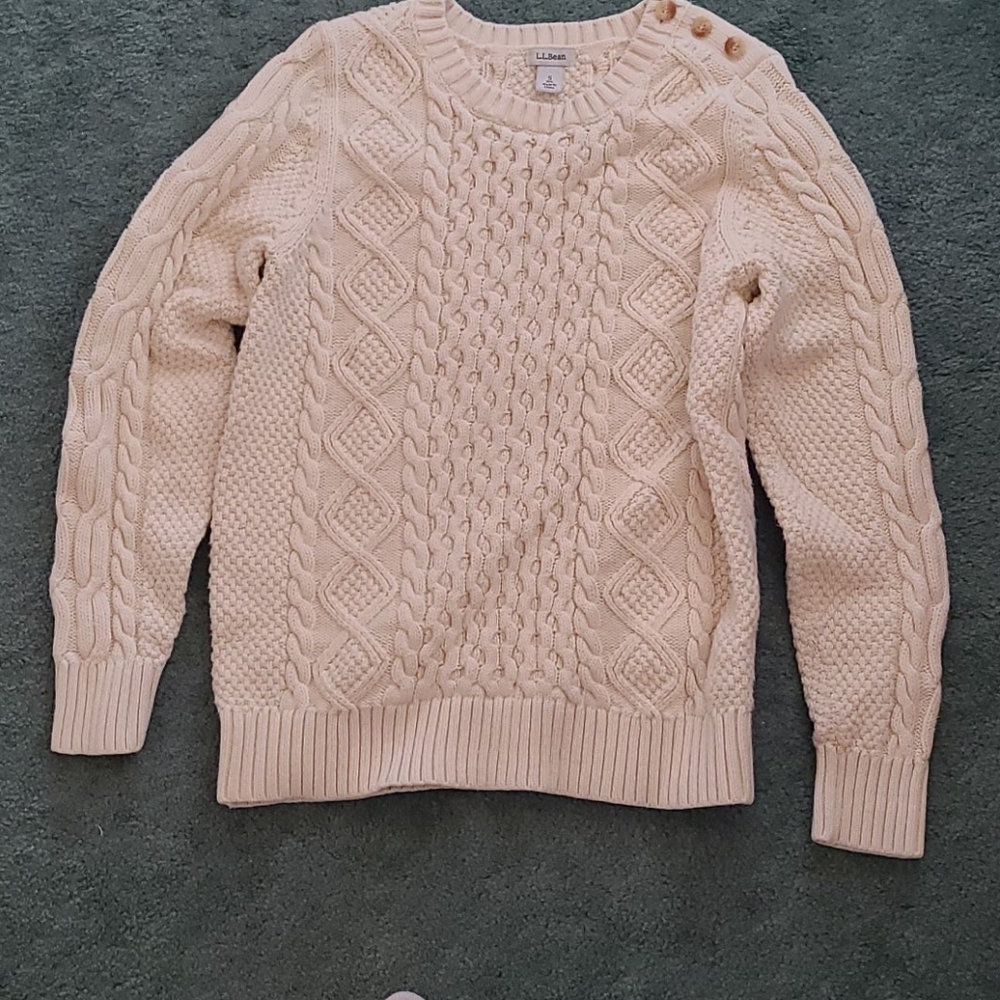 LL Bean fisherman sweater